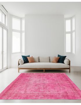 Persischer Vintage Teppich 295 x 200 rosa