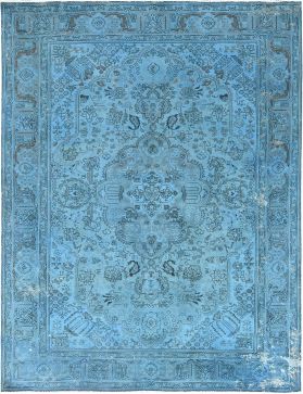 Vintage Tapijt 302 x 205 blauw