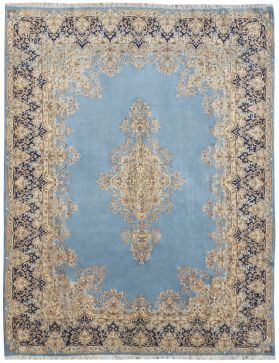 Perserteppich Kerman  blau <br/>335 x 245 cm