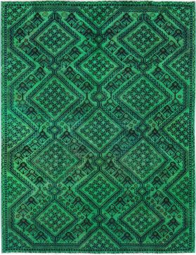 Tappeto Vintage  verde <br/>244 x 166 cm