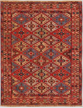 PERSIAN WOOL KILIMS    <br/>204 x 127 cm