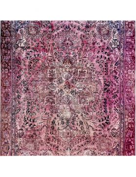 Quadrat Vintage Teppich  lila <br/>296 x 296 cm