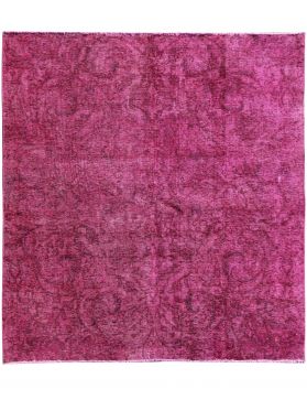 Quadrat Vintage Teppich  rosa <br/>221 x 191 cm