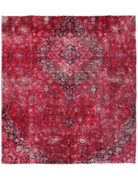 Quadrat Vintage Teppich  rot <br/>209 x 178 cm