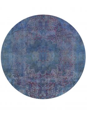 Rund Vintage Perserteppich  blau <br/>286 x 286 cm