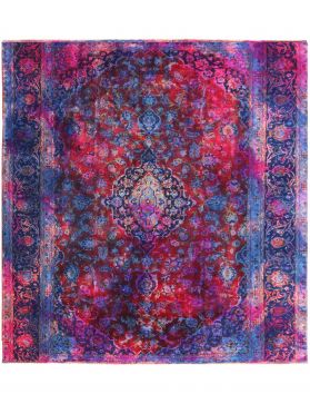 Quadrat Vintage Perserteppich  blau <br/>249 x 249 cm