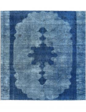 Quadrat Vintage Perserteppich  blau <br/>267 x 267 cm