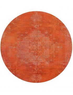 Rund Vintage Perserteppich  orange <br/>206 x 206 cm