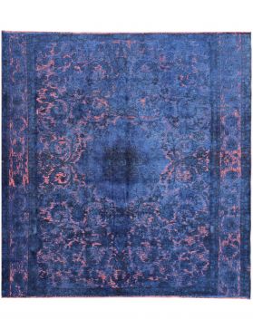 Quadrat Vintage Perserteppich  blau <br/>289 x 289 cm