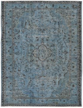 Vintage Tapijt 236 x 155 blauw