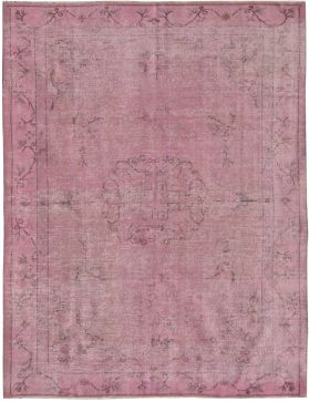 Tapis Vintage Teintée 269 x 194 rose