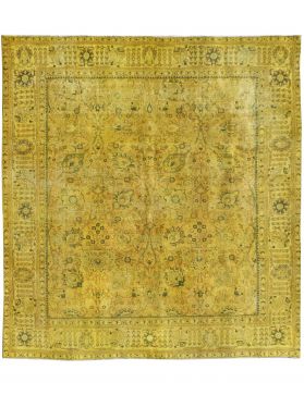 Quadrat Vintage Perserteppich  gelb <br/>330 x 290 cm