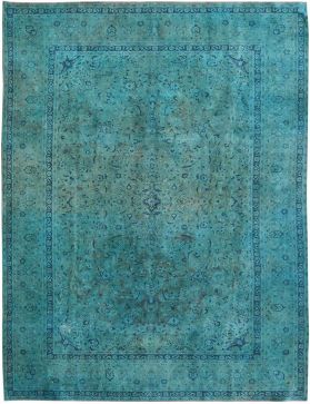 Vintage Tapis 387 X 290 bleu