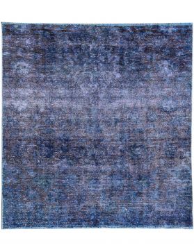 Quadrat Vintage Perserteppich  blau <br/>180 x 160 cm