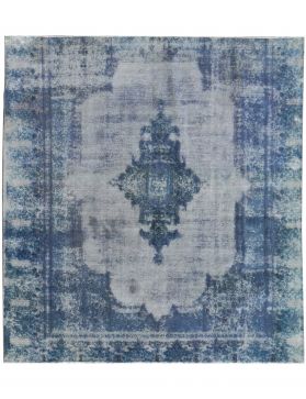 Quadrat Vintage Perserteppich  blau <br/>270 x 242 cm