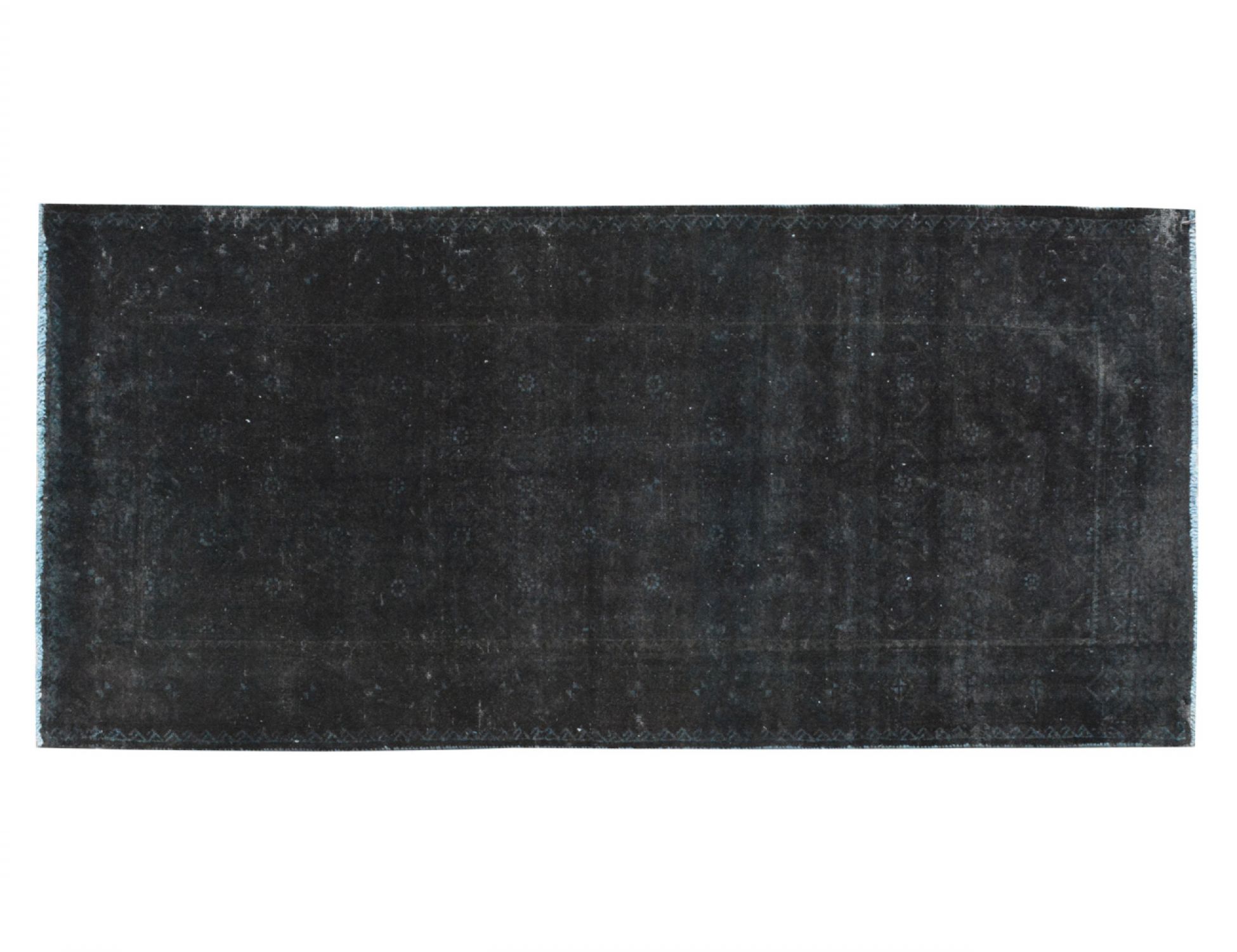 Vintage Teppich  schwarz <br/>235 x 111 cm