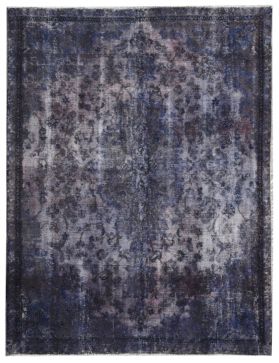 Vintage Tapijt 282 X 209 blauw