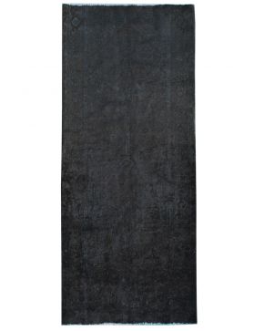 Vintage Teppich  schwarz <br/>227 x 103 cm