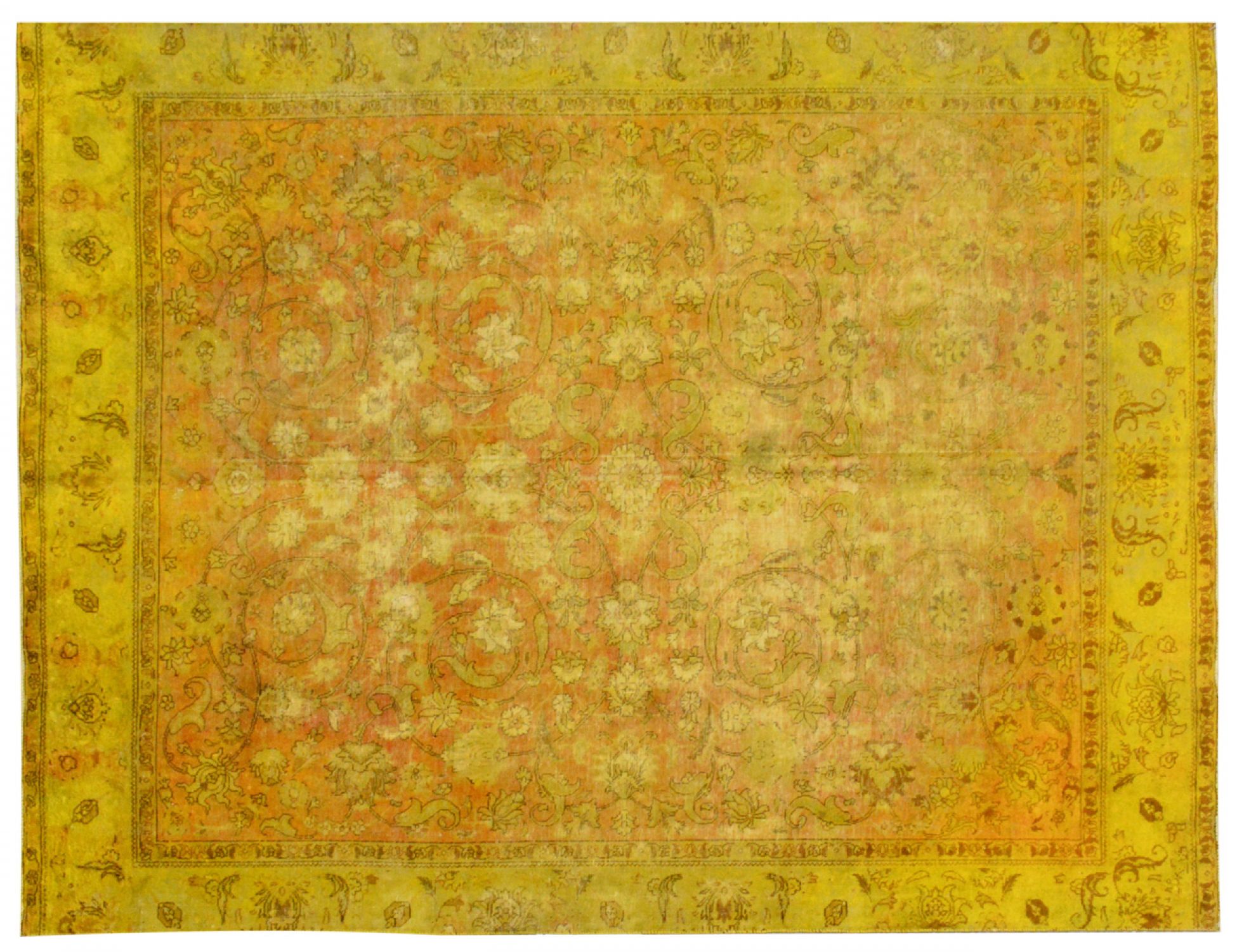 Tappeto Vintage  giallo <br/>340 x 254 cm