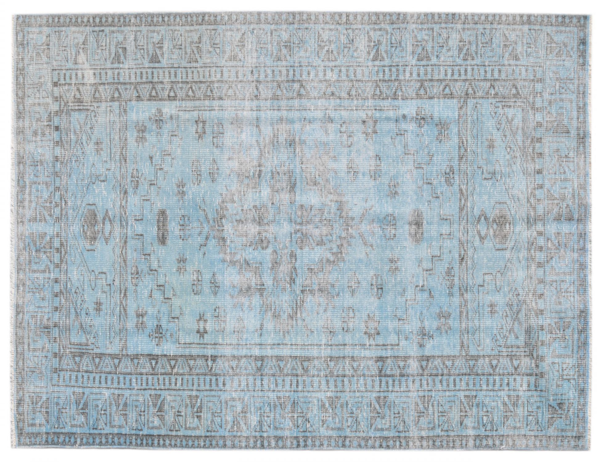 Tappeto Vintage  blu <br/>256 x 160 cm