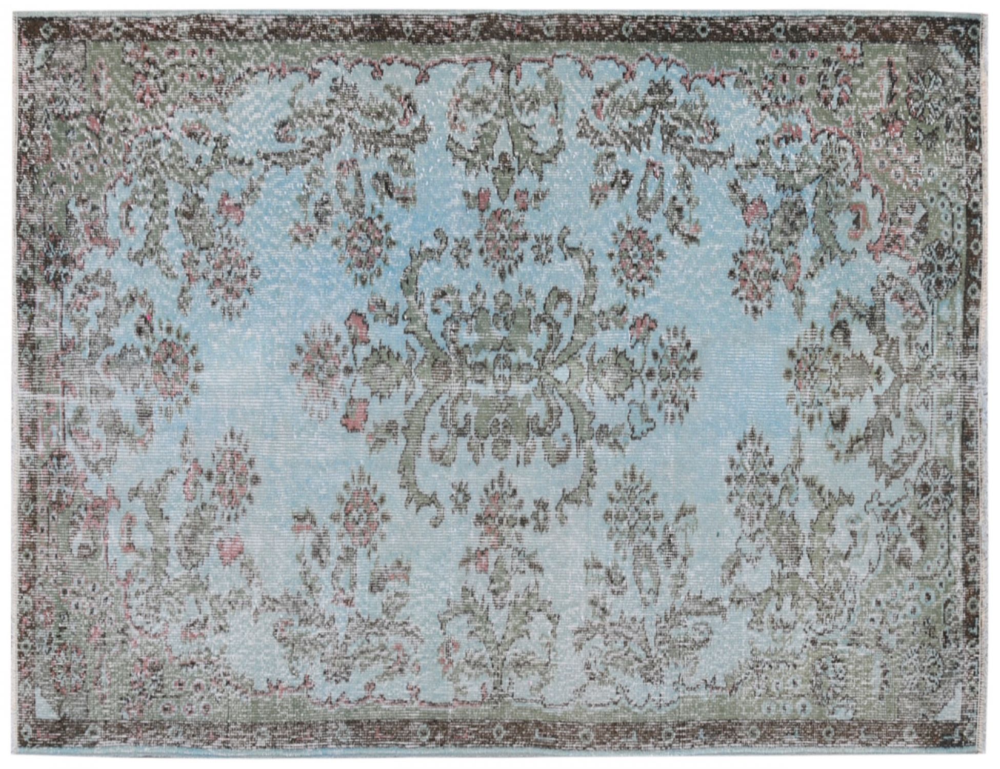  Vintage Tapis  bleu <br/>210 x 115 cm