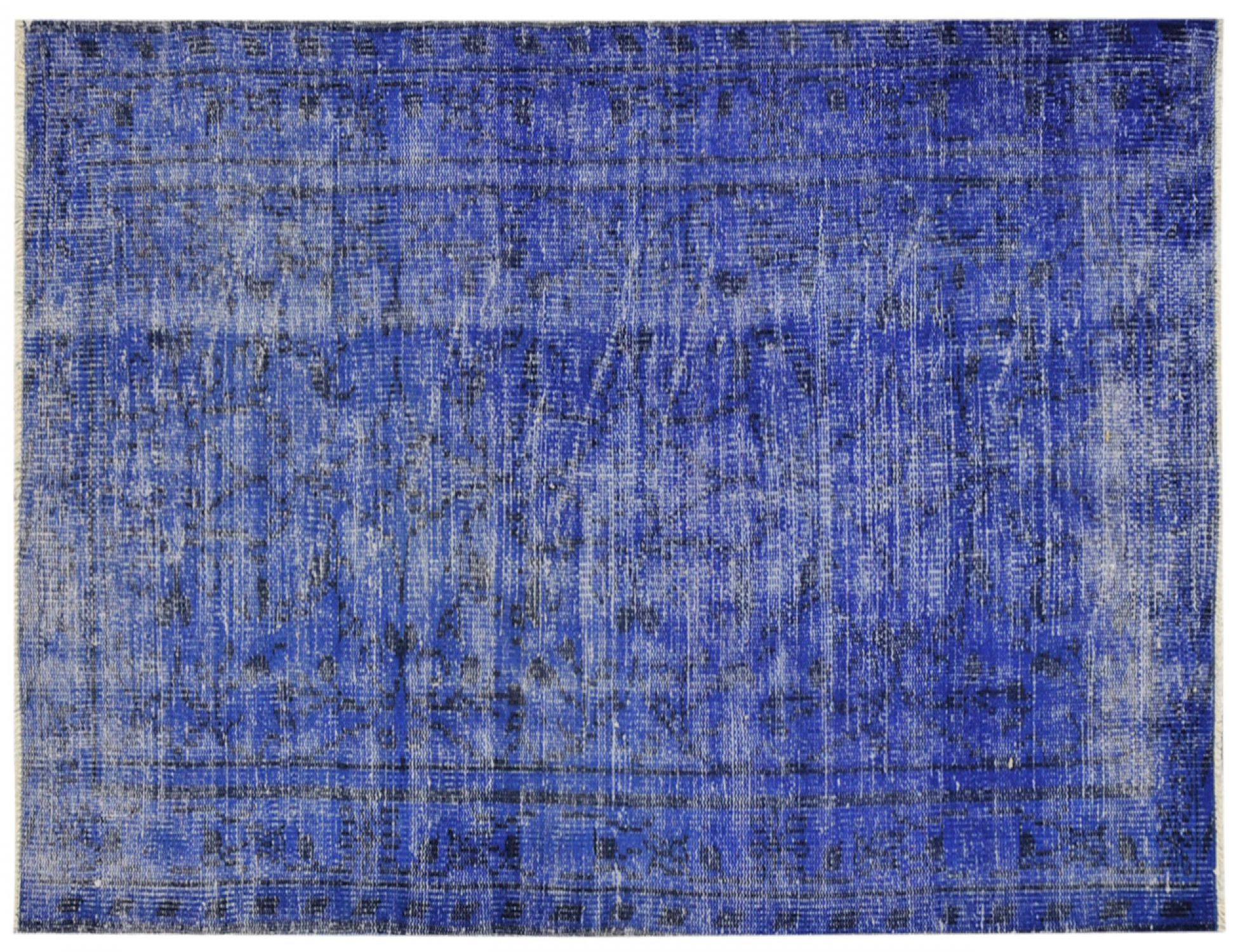 Alfombra vintage  azul <br/>197 x 101 cm