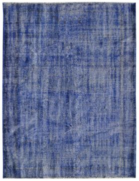 Vintage Teppich 242 X 160 blau