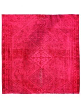 Quadrat Vintage Teppich  rot <br/>225 x 197 cm