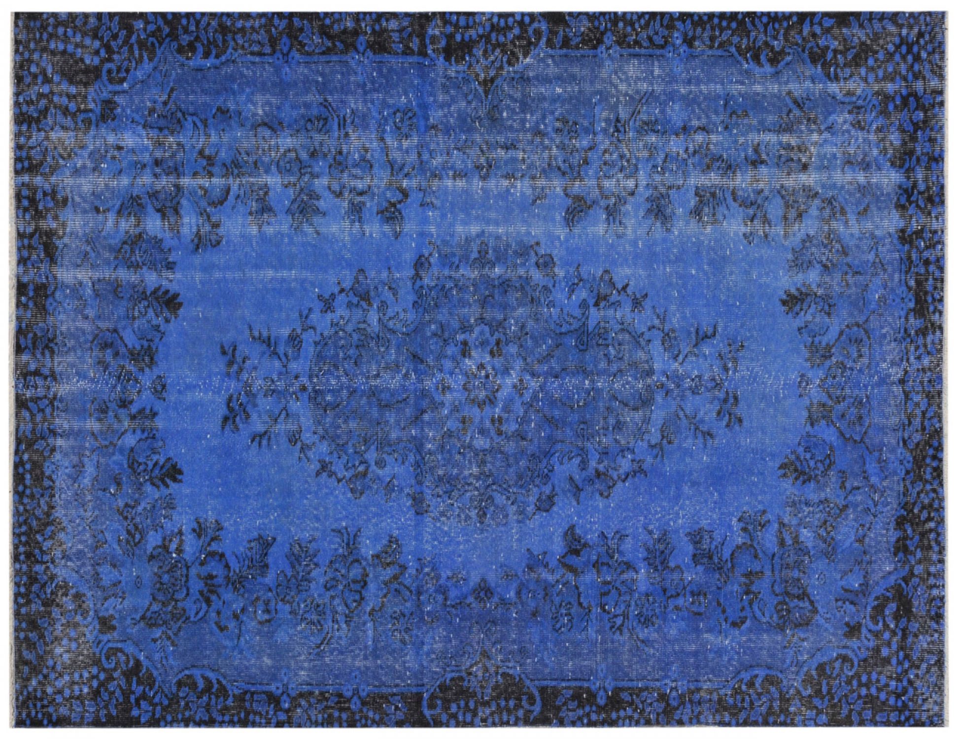 Tappeto Vintage  blu <br/>283 x 167 cm