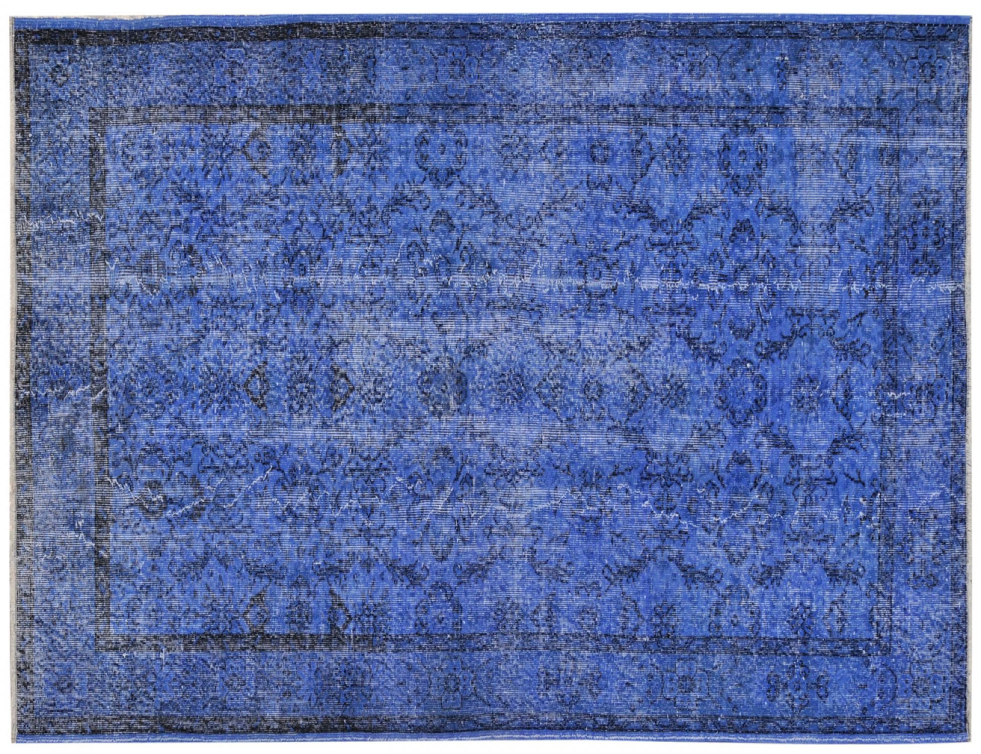 Alfombra vintage  azul <br/>270 x 158 cm