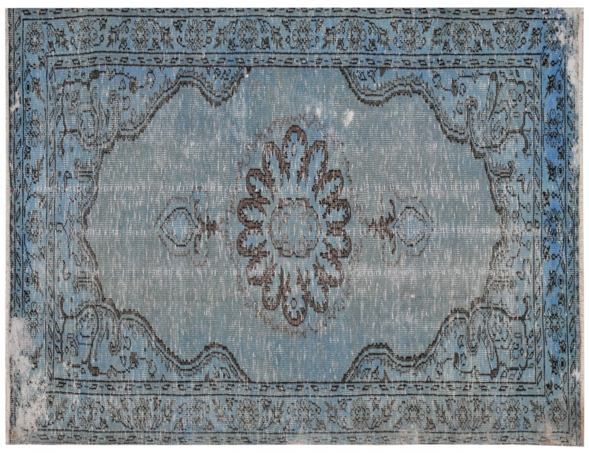 Tappeto Vintage  blu <br/>270 x 143 cm