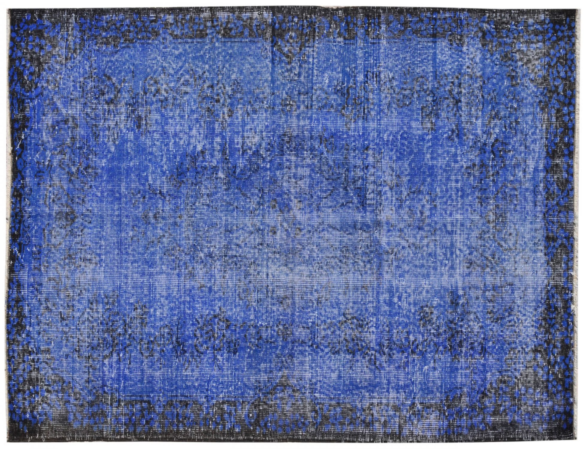 Alfombra vintage  azul <br/>197 x 120 cm