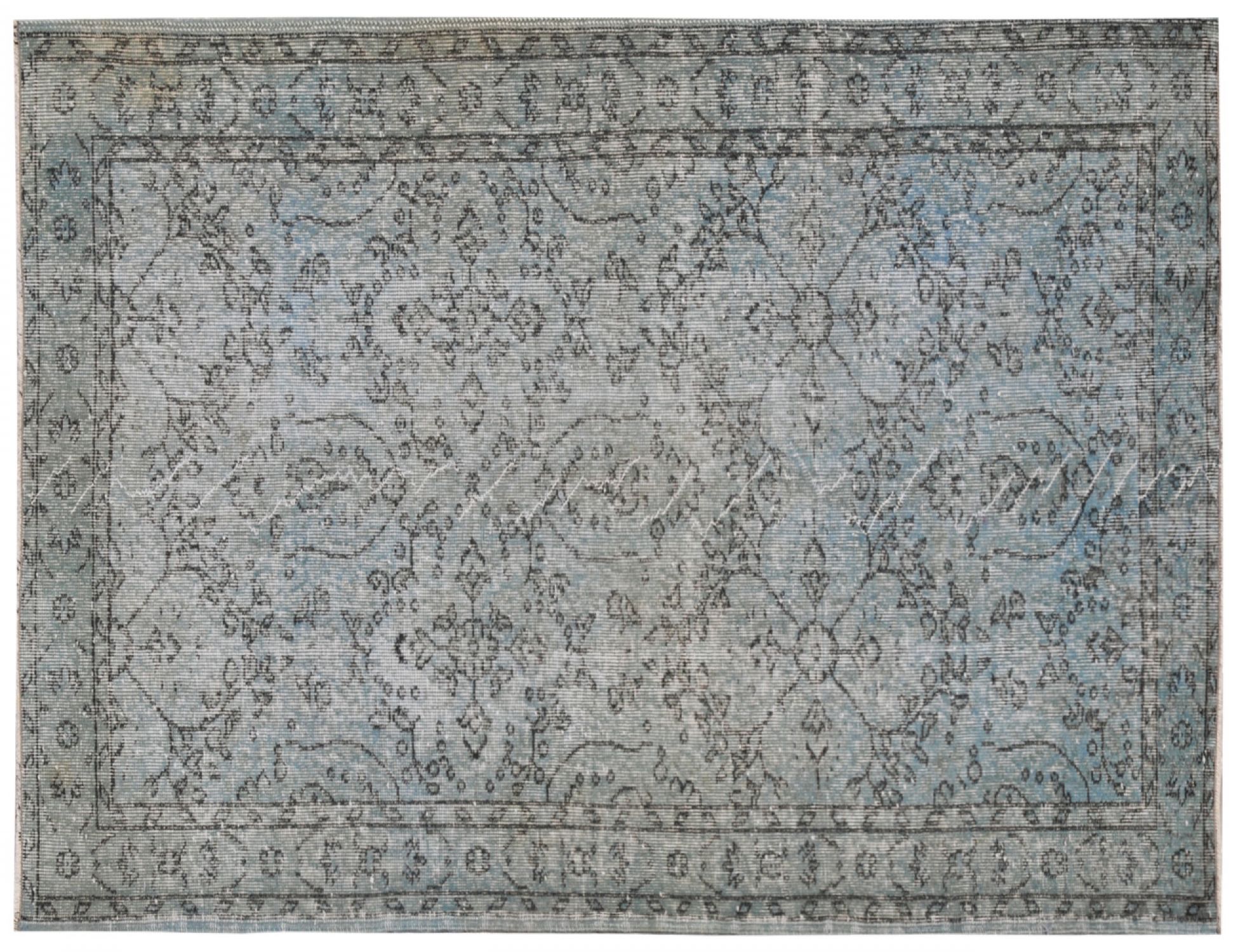 Tappeto Vintage  blu <br/>211 x 119 cm