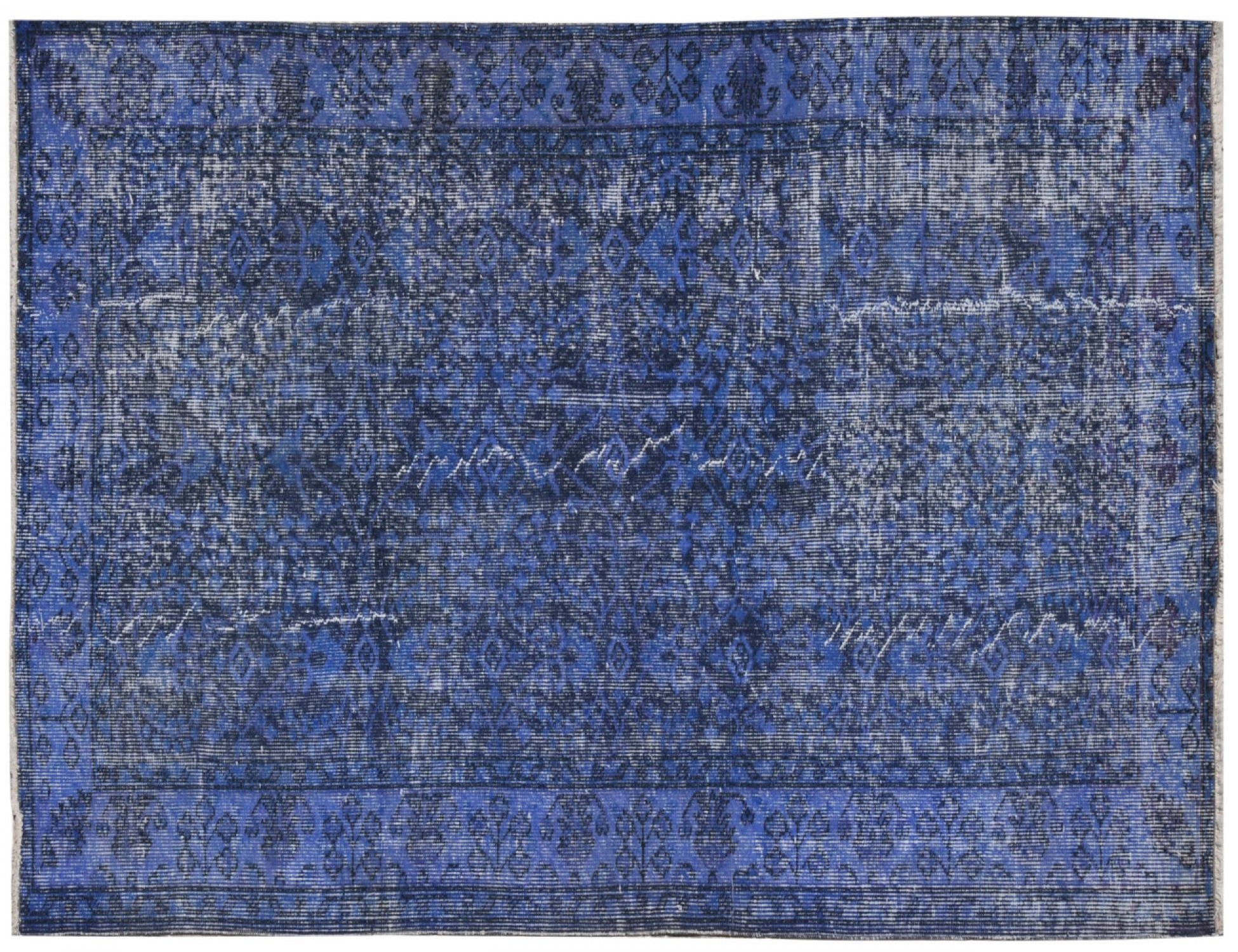  Vintage Tapis  bleu <br/>211 x 116 cm