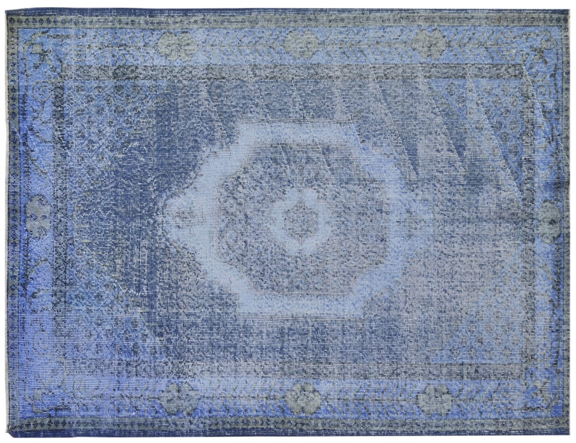 Alfombra vintage  azul <br/>213 x 123 cm