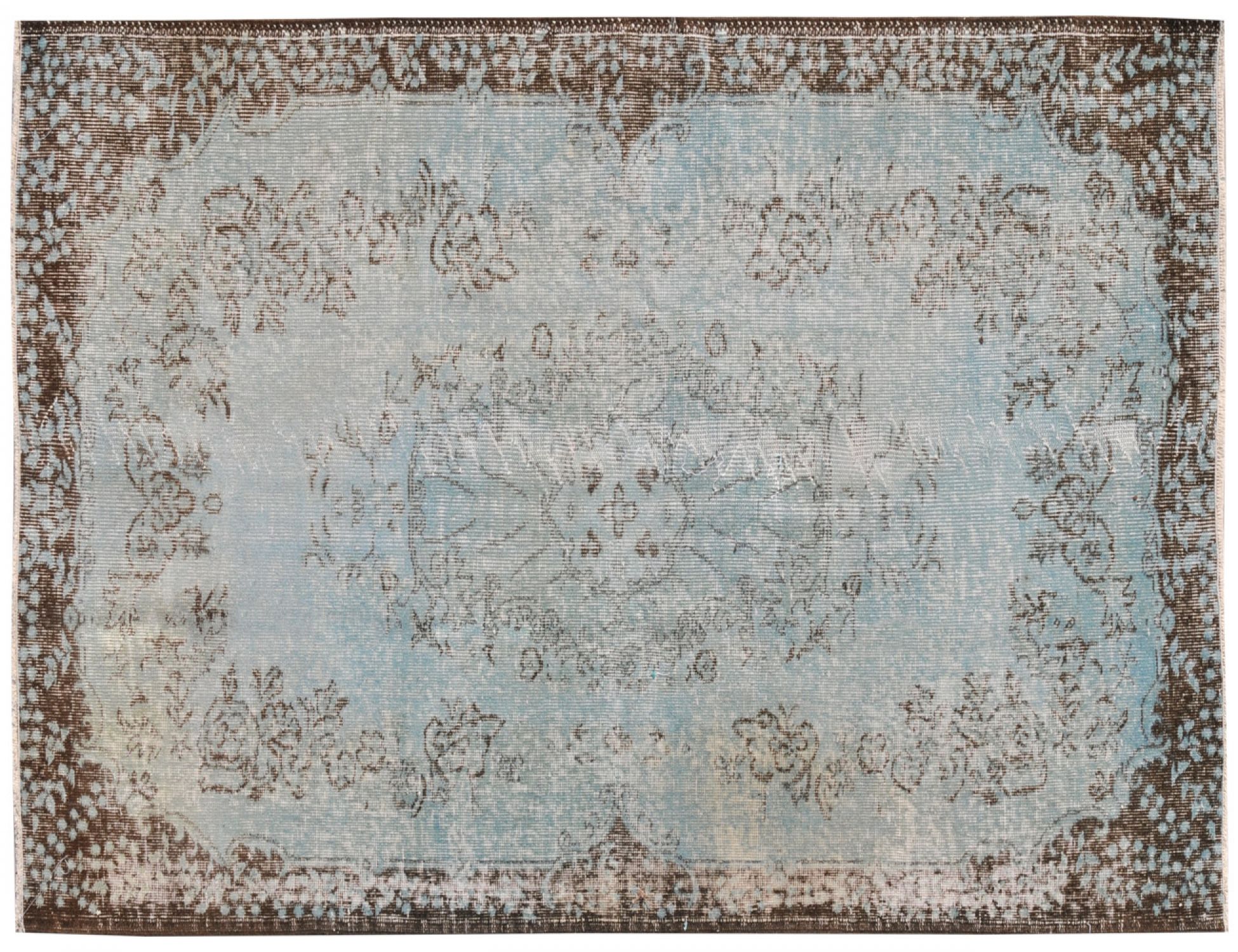  Vintage Tapis  bleu <br/>206 x 114 cm