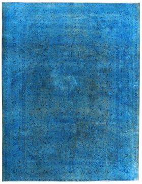 Vintage Tapijt 387 X 309 blauw