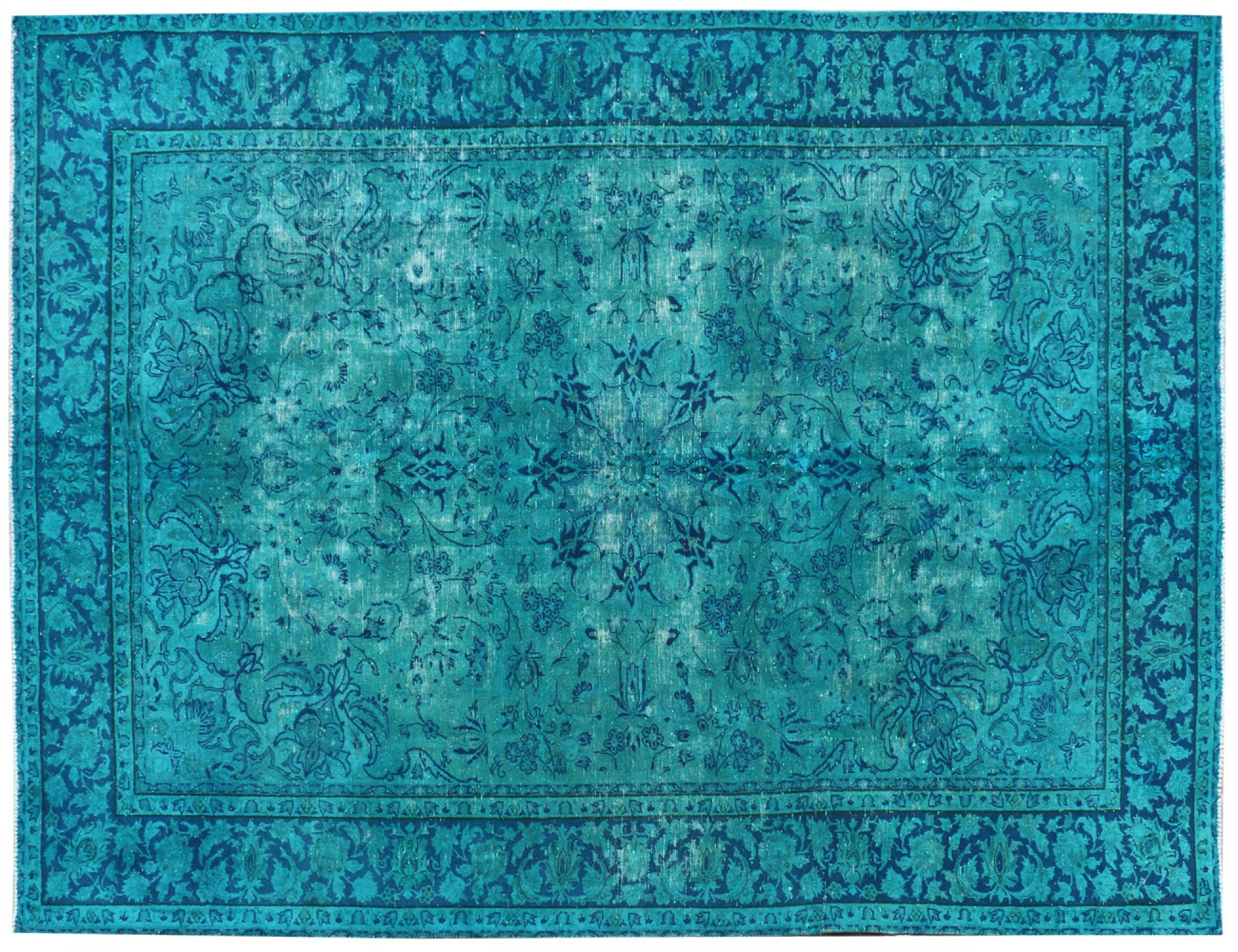 Tappeto Vintage  blu <br/>337 x 242 cm