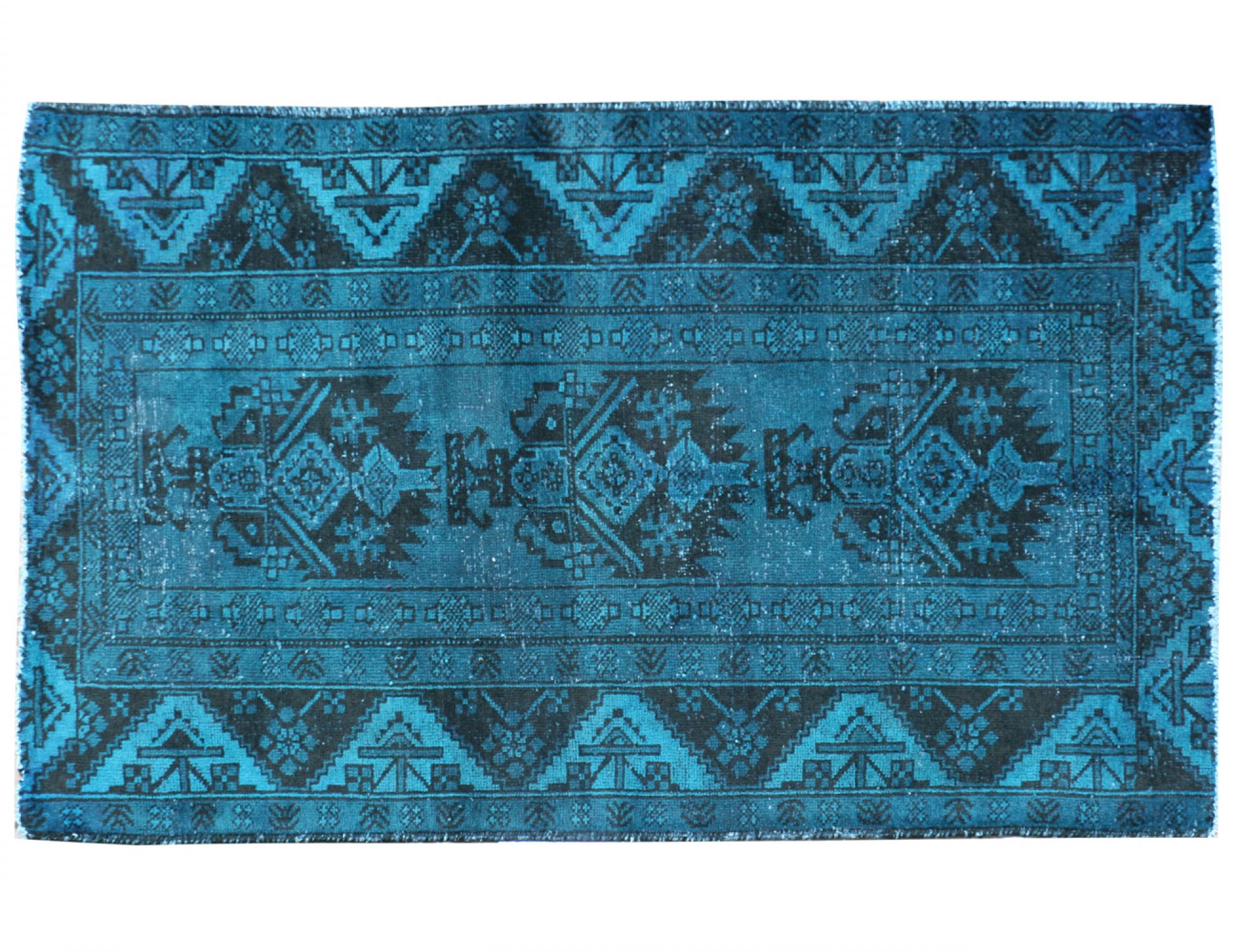 Tappeto Vintage  blu <br/>188 x 118 cm