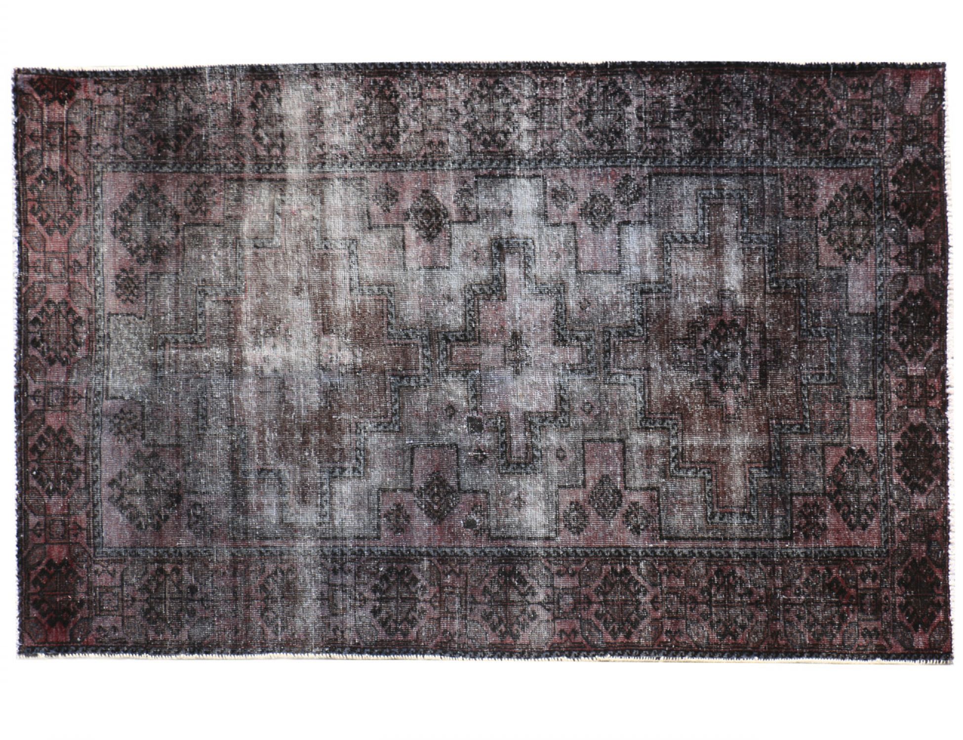 Alfombra vintage  gris <br/>206 x 130 cm