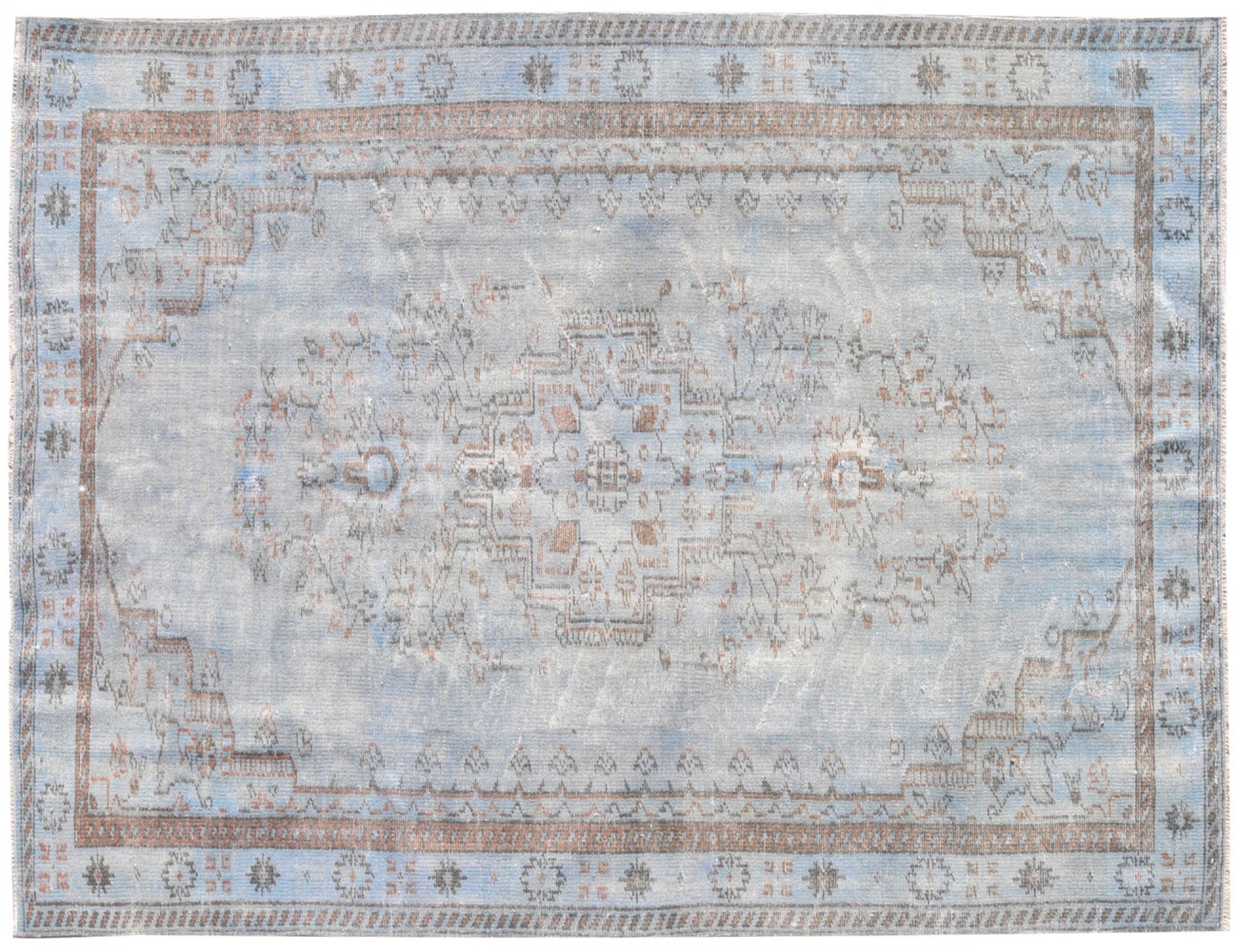 Vintage Teppich  blau <br/>267 x 156 cm