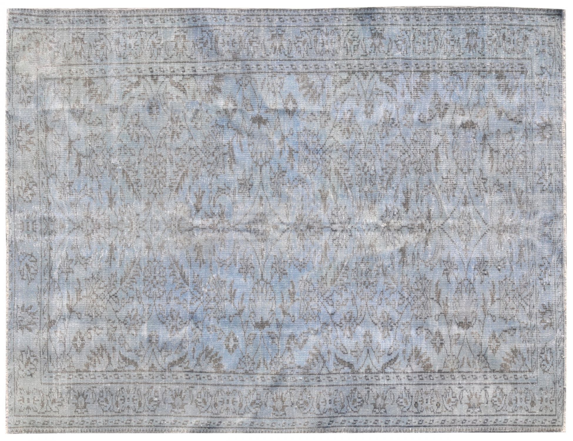 Alfombra vintage  azul <br/>246 x 170 cm