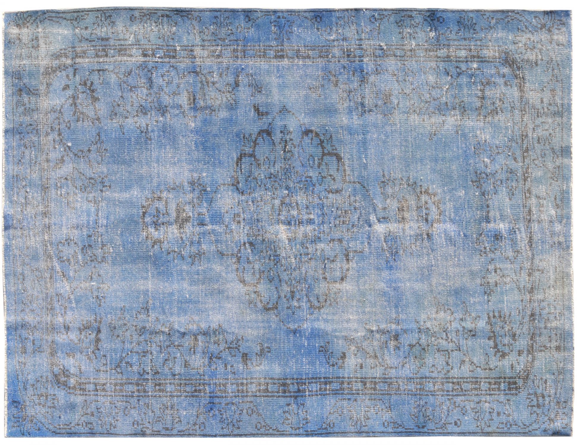  Vintage Tapis  bleu <br/>255 x 156 cm