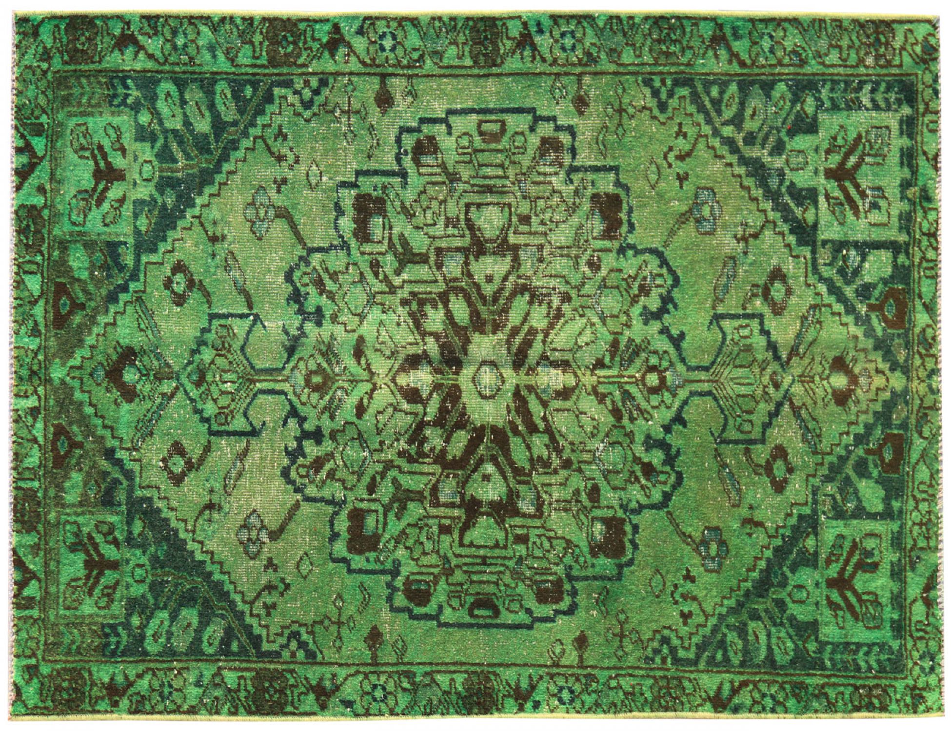 Tappeto Vintage  verde <br/>186 x 123 cm