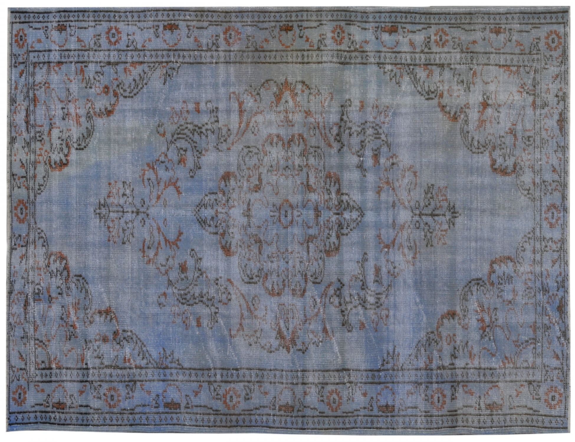 Tappeto Vintage  blu <br/>242 x 155 cm