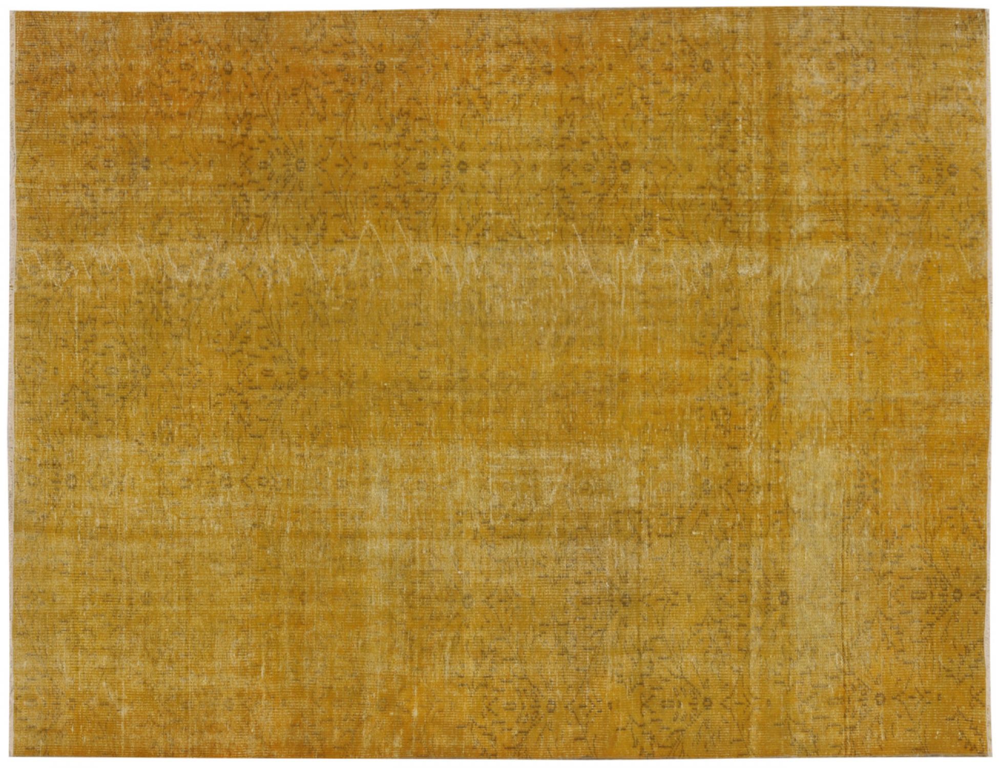 Alfombra vintage  amarillo <br/>261 x 189 cm