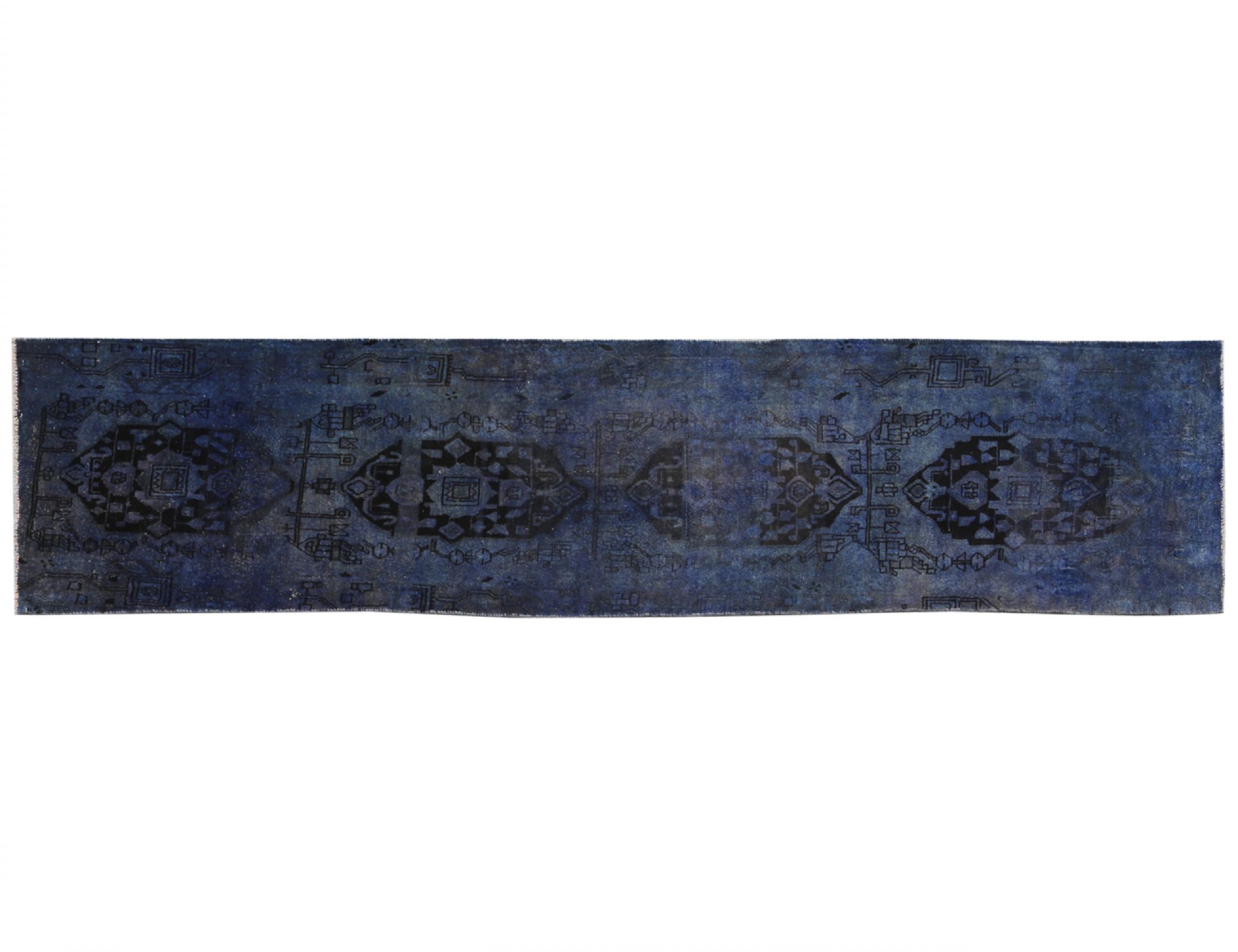  Vintage Tapis  bleu <br/>370 x 90 cm