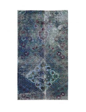 Vintage Teppich  blau <br/>164 x 90 cm