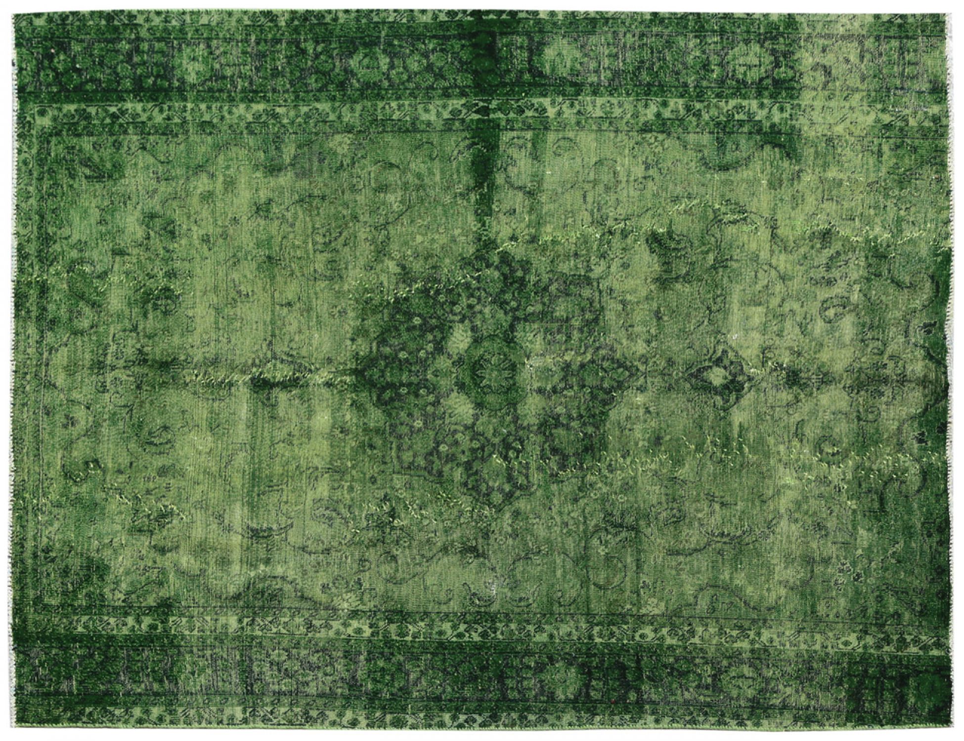  Vintage Tapis  vert <br/>222 x 190 cm