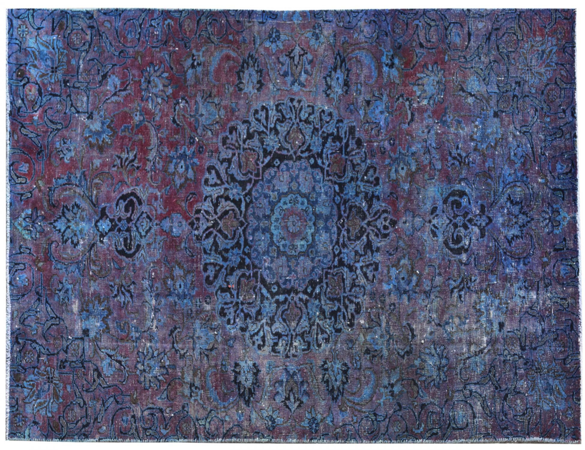  Vintage Tapis  bleu <br/>198 x 122 cm